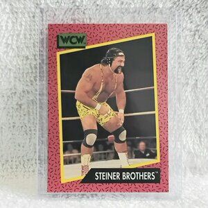 5/$20 Excellent 1991 Impel Steiner Brothers WCW Wrestling Card 105!!